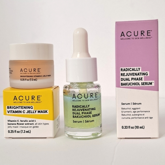 Acure Skincare 525 Acure Vitamin C Jelly Mask And Dual Phase